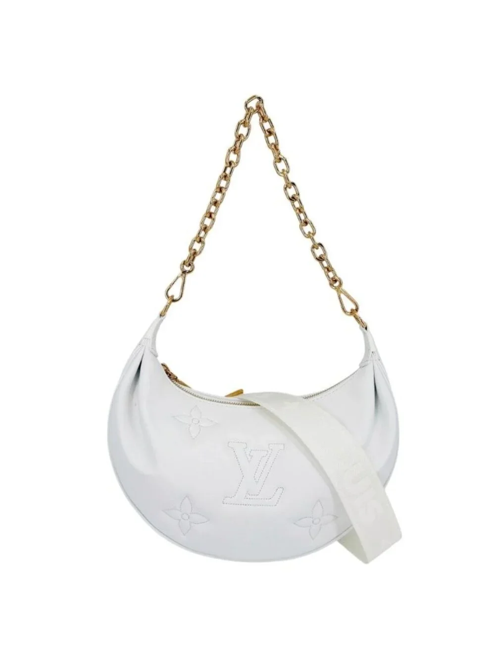 Louis Vuitton For 2-Way Monogram Over the Moon Shoulder Bag Handbag Bubble Gram